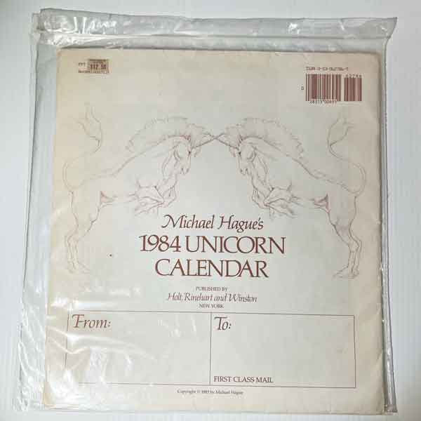 Michael Hague’s Unicorn Calendar 1984 7600