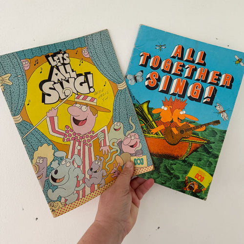 Kids singing book set